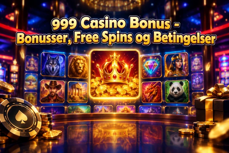 999 Casino Bonus - Bonusser, Free Spins og Betingelser