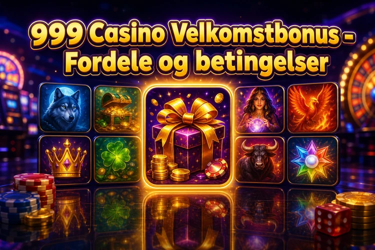 999 Casino Velkomstbonus - Fordele og betingelser