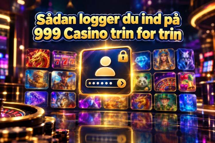 Sådan logger du ind på 999 Casino trin for trin