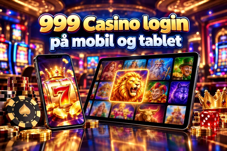 999 Casino login på mobil og tablet